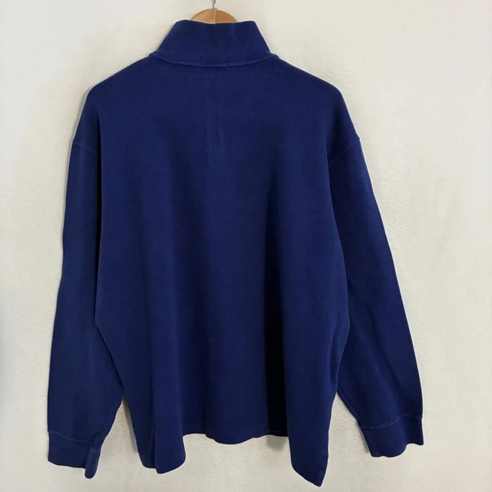 Polo Ralph Lauren 1/4 Zip Sweater Mens XXL Mock Neck Golf Preppy Ivy Pullover‎